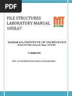 Vtu 6th Sem Ise l 10csl67