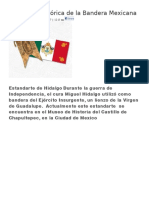 Evolución Histórica de La Bandera Mexicana