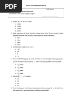 Latihan Tryout USBN Matematika SD