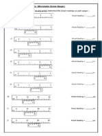 Vernier Calipers & Micrometer Worksheet