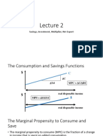 Lecture 2 Savings, Investment, Multiplier, Net Export Concepts