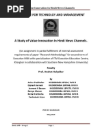 Download Research Report Hindi News channels by Diptesh Sarnaik SN37048356 doc pdf