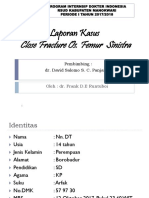 Close Fracture Os. Femur Sinistra - Dr. Frank Runtuboi