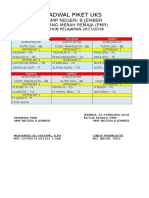 Jadwal Piket Uks