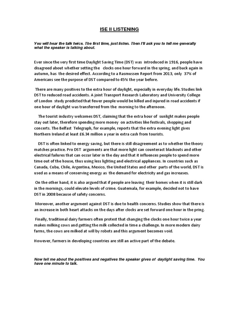 Daylight Saving Time Script | PDF | Daylight Saving Time | Nature