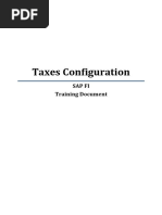 Tax Sap TAX Config