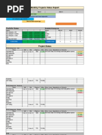 Monthly Projects Status Report: Project Roadmap