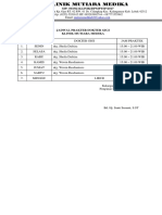 Jadwal Dokter Gigi