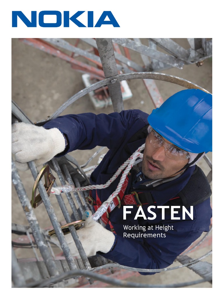 Nokia HSS H&S Working at Height FASTEN Guidelines PDF Nature