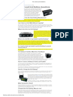 (GUIDE) Sealed Lead Acid Battery