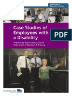 Case Studies of Employees With Disability