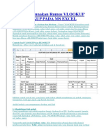 Cara Menggunakan Rumus Vlookup Dan Hlookup Pada Ms Excel 2018