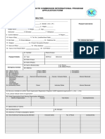 Revised - NYC International Programs Application Form