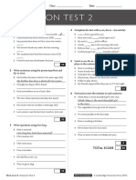 Unit 2 Extension Test PDF