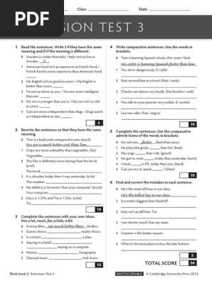 Unit 3 test. Pdf тест. тест pdf ответы. think b1 unit 2 test. unit 1 test standard. pdf b2 ответы.