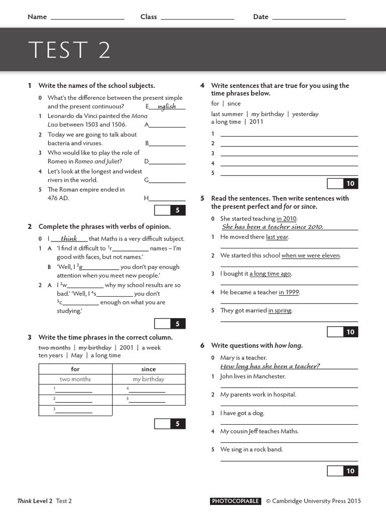Unit 2 Test PDF | PDF | Languages