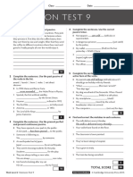 Unit 9 Extension Test PDF
