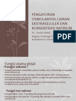 Pengaturan Osmolaritas Cairan Ekstraseluler Dan Konsentrasi Natrium