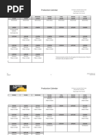 A Chorus Line - Calendar V2