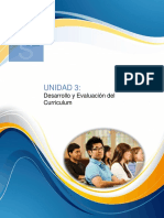Unidad 3 - Desarrollo y Evaluación Del Curriculum