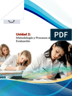 Unidad 2 - Metodología y Procesos de La Evaluación