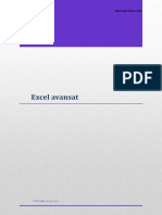 Manual Excel Avansat - PDF