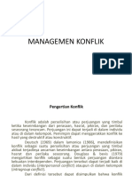 MANAGEMEN KONFLIK