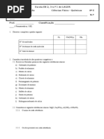 Ficha de Revisoes - Formulas Ionicas e Nomenclatura