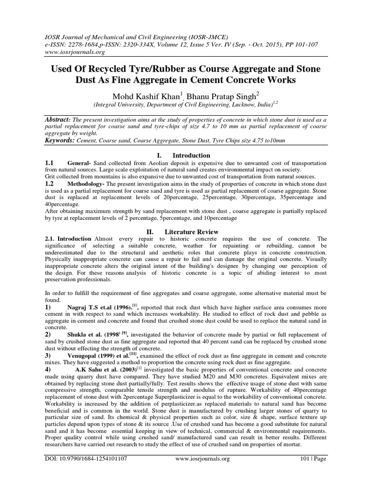 And Stone Dust PDF PDF Construction Aggregate Concrete