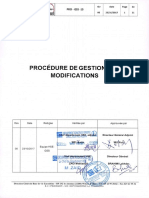 Procédure de Gestion Des Modifications