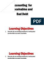 19 - Account Receivables and Bad Debt