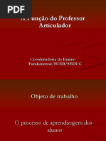 A Função Do Professor Articulador