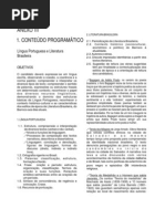 Conteúdo Programático UNEB 2011