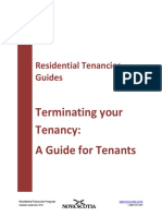 Ans Residential Tenancies Terminating a Tenancy a Guide for Tenants