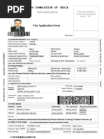 High Commission of India: Visa Application Form