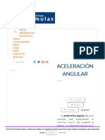 Aceleración Angular