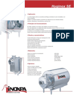 Bomba centrífuga inoxidable Hyginox SE