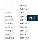 Tabla Del 8 y 9