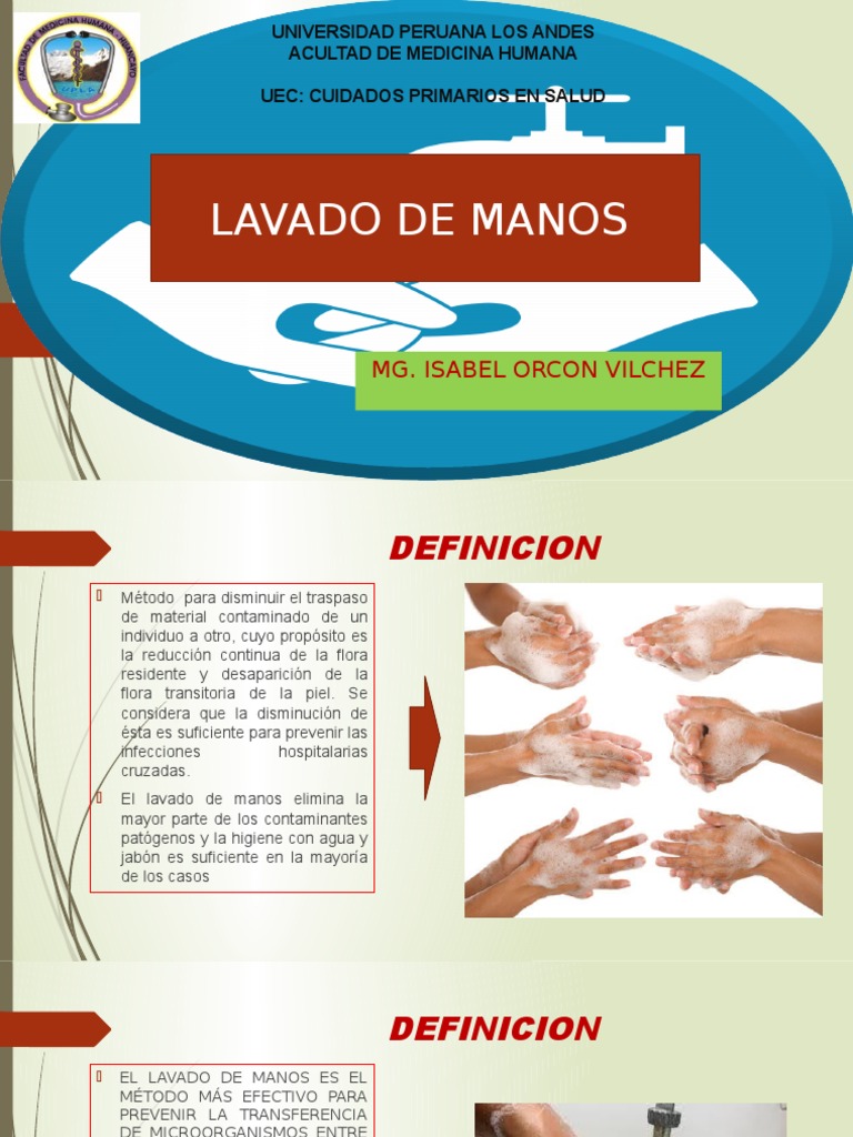 Importancia del Lavado de Manos en Salud | PDF | Lavado de manos ...
