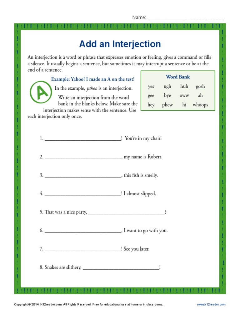 interjection-worksheet-sentence-linguistics-semantics-free-30-day-trial-scribd