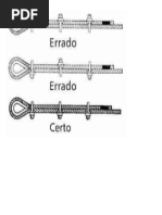 Esquema de Grampos Em Cabos de Aços
