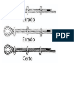 Esquema de Grampos em Cabos de Aços