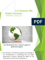 Better Life is Greener life, Green Concrete.pptx