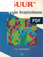 P.D. Ouspensky - Şuur Gerçeğin Araştırılması