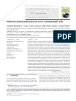 Aromatic Plant Production On Metal Contaminated Soils PDF