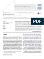 Effects of Embryonic Exposure To Polychlorinated Biphenyls