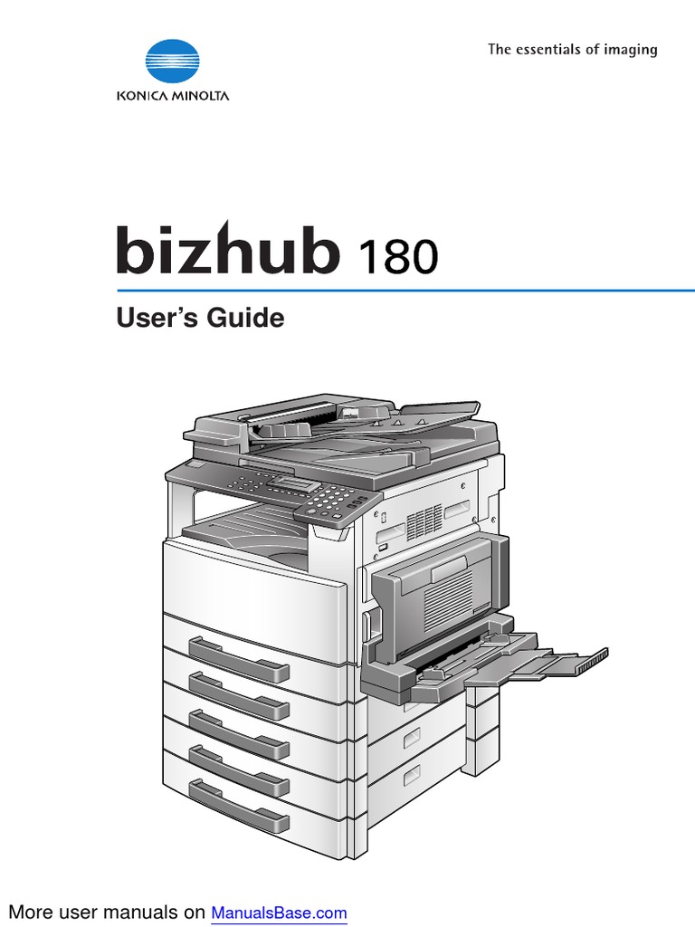 Bizhub 180 PDF Interference Radio