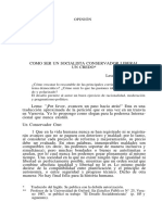 Kolakowski- Como ser un socialista conservador liberal un credo.pdf