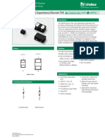 Littelfuse TVS Diode Array SESD Ultra Low Capacitance Discrete TVS Datasheet PDF