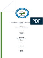 Tarea II Psicologia Clinica 2